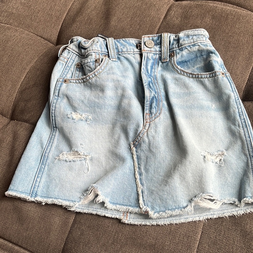 gap kids jean skirt
